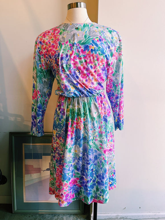 Vintage Willow Ridge Floral Dress