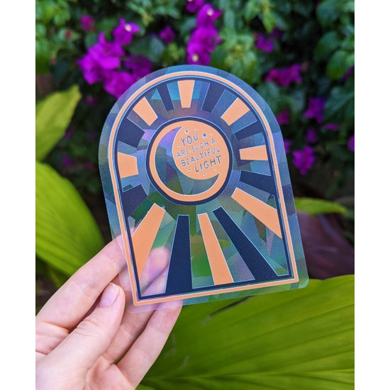 The Rosy Redhead  SUNCATCHER DECAL: Your Time To Shine