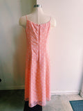 Vintage Pink Polka Dot Dress