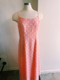 Vintage Pink Polka Dot Dress