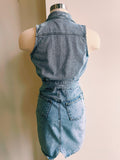 Vintage Denim Button Up Dress