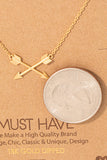 Must Have- Crossed Arrow Necklace