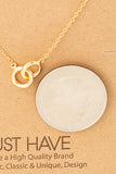 Must Have- Dual Circle Link Necklace