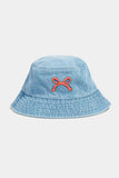 Denim and Bows Bucket Hat