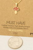 Must Have- Enamel Mushroom Necklace