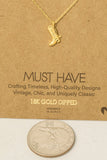 Must Have- Gold Dipped Cowboy Boots Pendant Necklace
