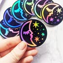 Sleepy Moon Sticker