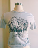 The Tallahassee Tree Tee- Silver