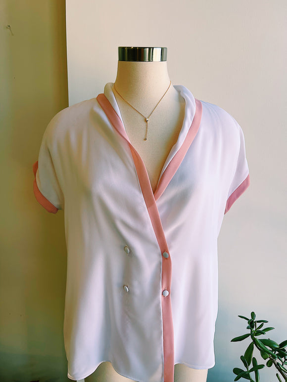 Vintage Button Up Blouse