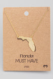 Must Have- State of Florida Necklace