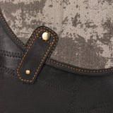 Noho Black - Upcycled Genuine Leather