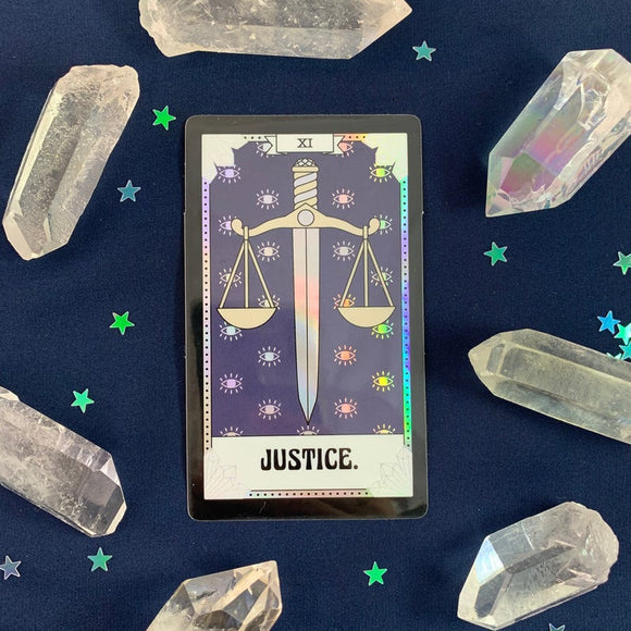 Tarot Sticker- Justice