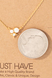 Mini Opal Star Stud Charm Necklace