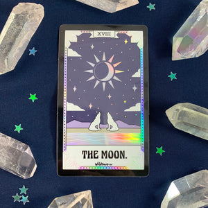 Tarot Card Sticker- The Moon