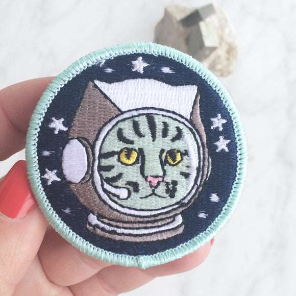 Astro Kitty Iron On Patch
