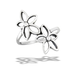 Sterling Silver Ring- Dancing Flowers
