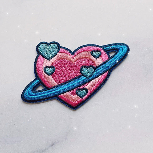 Heart Planet Patch