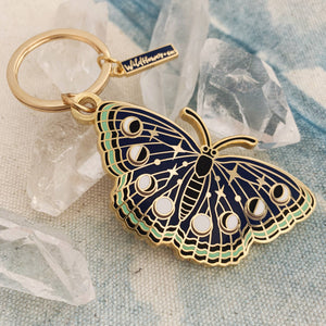 Night Butterfly Keychain