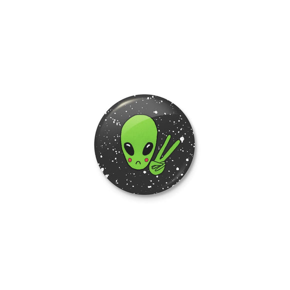 DB- Alien Peace Sign Button