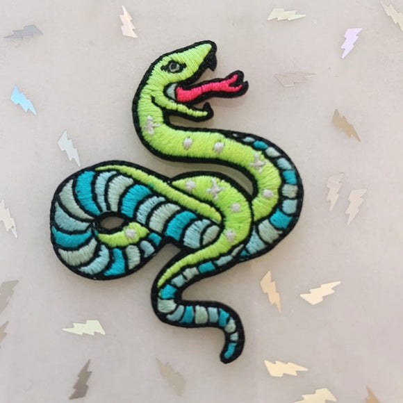 Serpent Iron On Patch