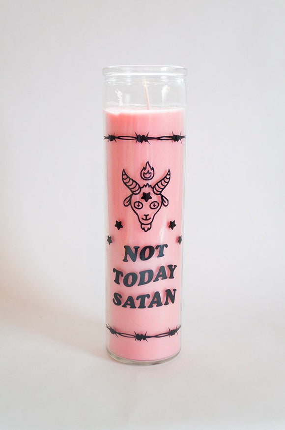 Prayer Candle- Not Today Satan