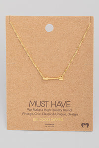 Must Have- Golden Arrow Necklace