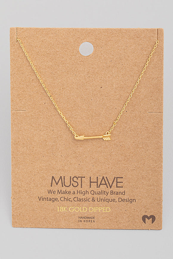 Must Have- Golden Arrow Necklace